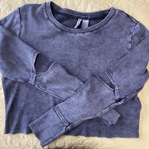 Long-Sleeved Crop Top